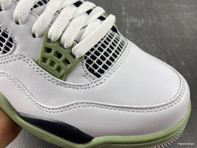 HYPE Jordan Seafoam AQ9129-103 Air 4 WMNS 0822